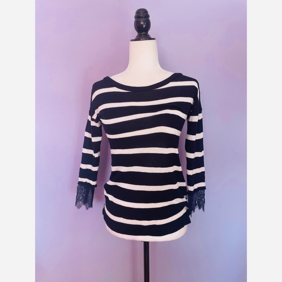 Anthropologie Intimissimi nautical striped sweater - Picture 2 of 5